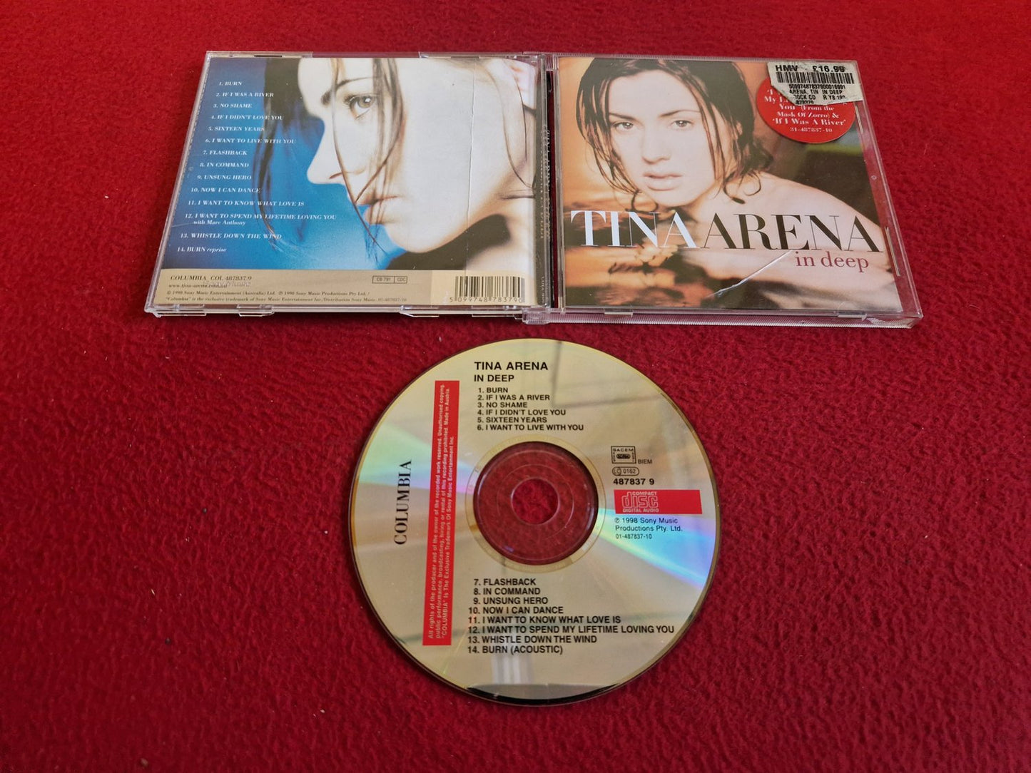 TINA ARENA IN DEEP CD