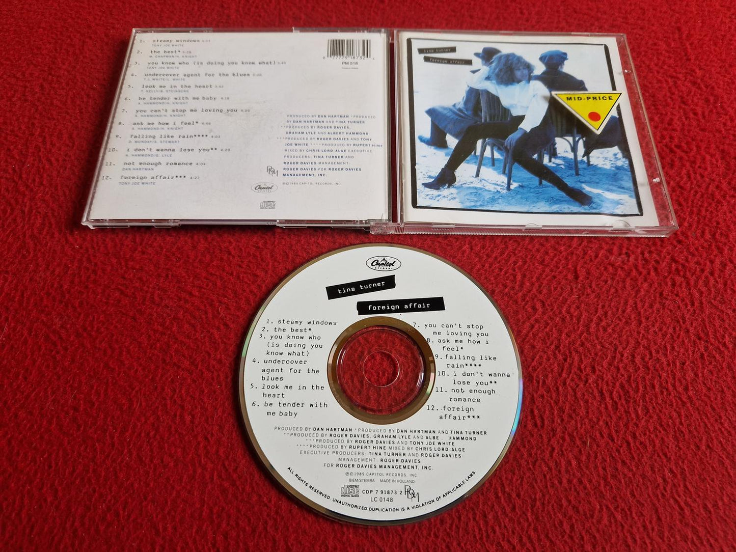 TINA TURNER FOREIGN AFFAIR CD