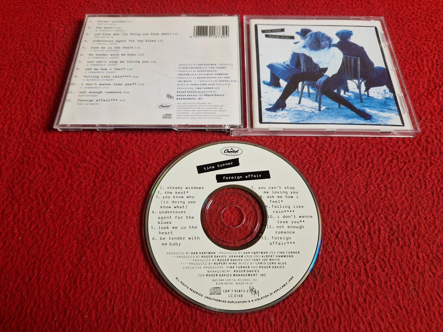 TINA TURNER FOREIGN AFFAIR CD