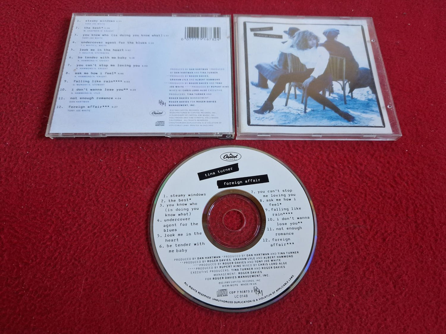 TINA TURNER FOREIGN AFFAIR till CD