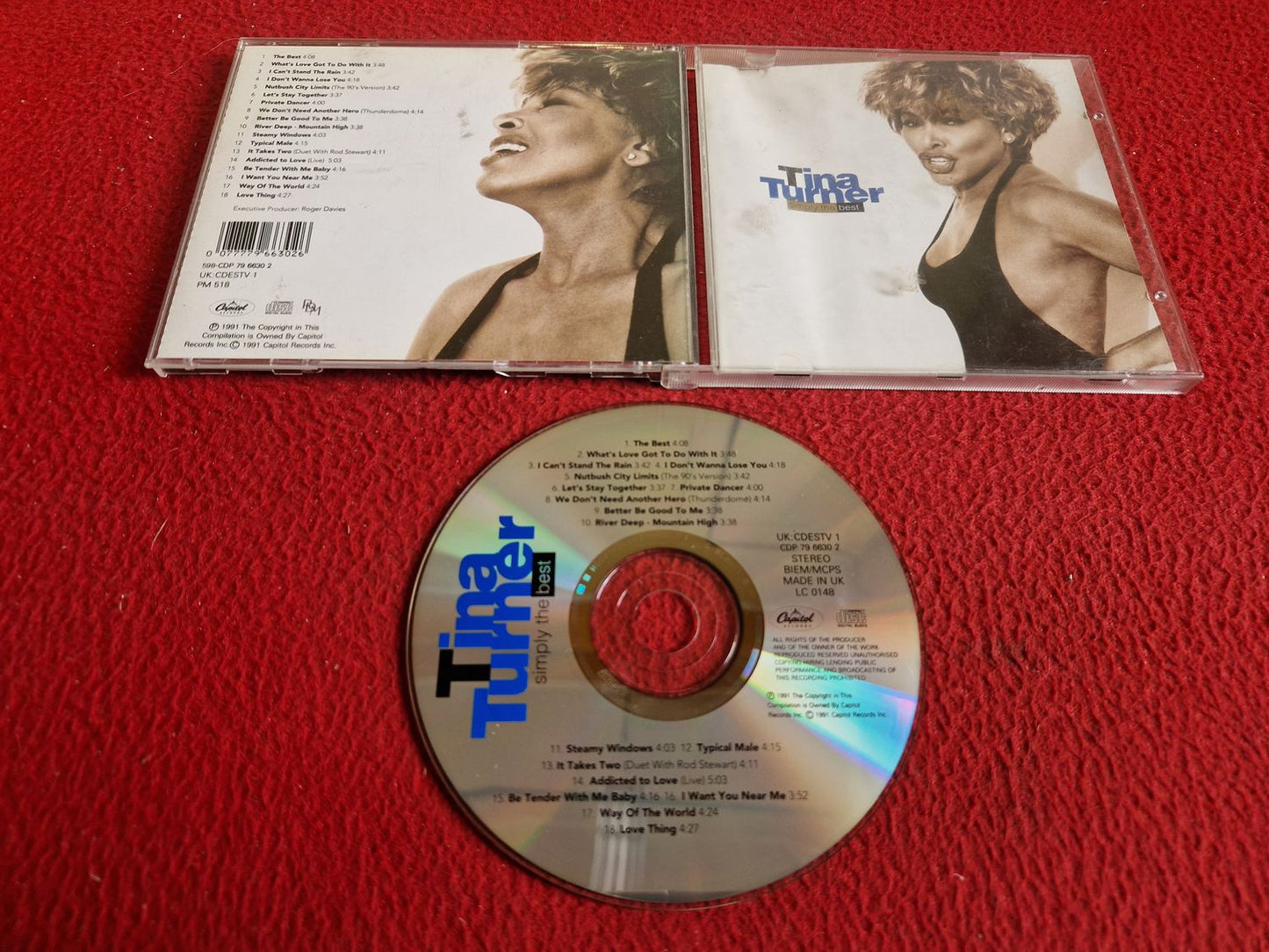 TINA TURNER SIMPLY THE BEST CD
