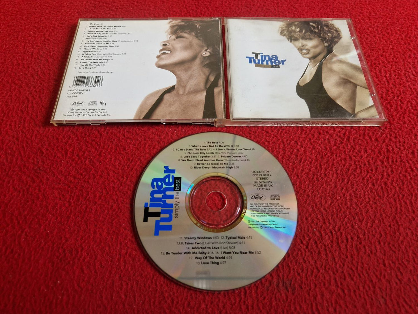 TINA TURNER SIMPLY THE BEST CD