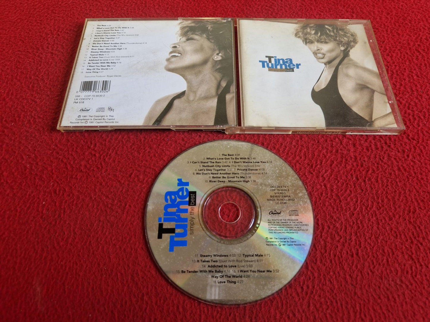 TINA TURNER SIMPLY THE BEST CD