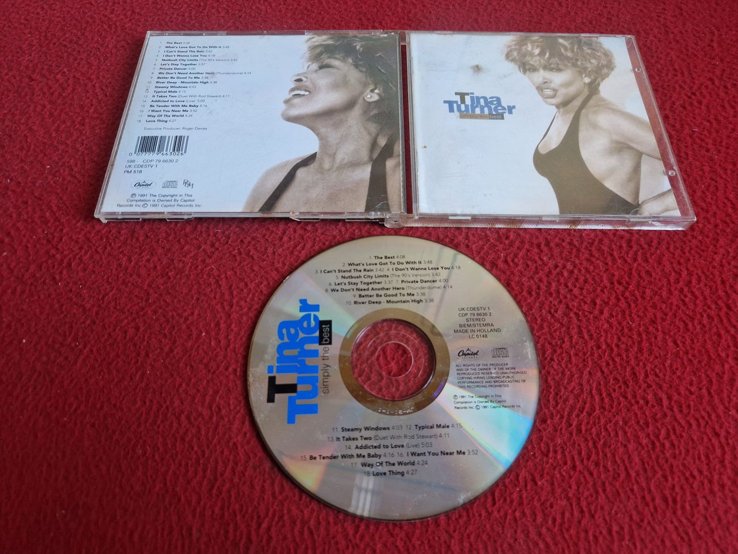 TINA TURNER SIMPLY THE BEST CD
