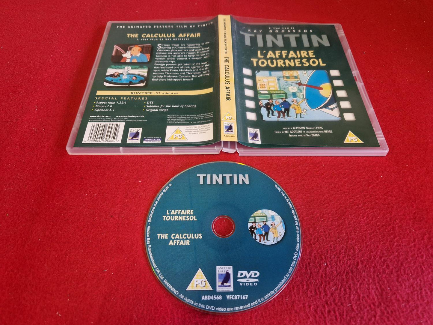 TINTIN THE CALCULUS AFFAIR till DVD