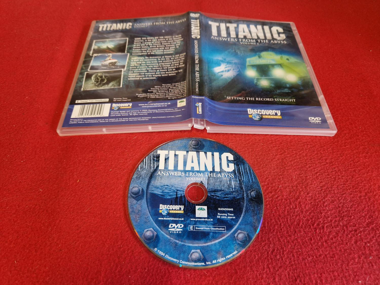 TITANIC ANSWERS FROM THE ABYSS VOLUME 1 till DVD