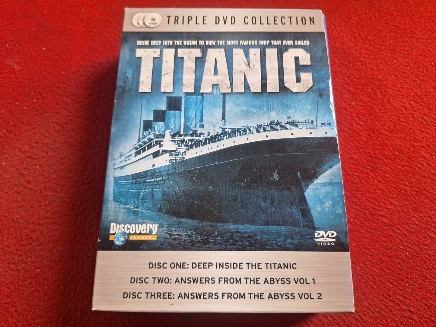 TITANIC DEEP INSIDE + ANSWERS FROM THE ABYSS VOL 1 & 2 BOX DVD