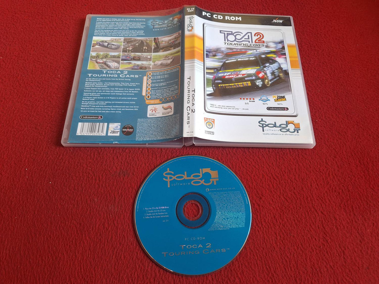 TOCA 2 TOURING CARS till PC