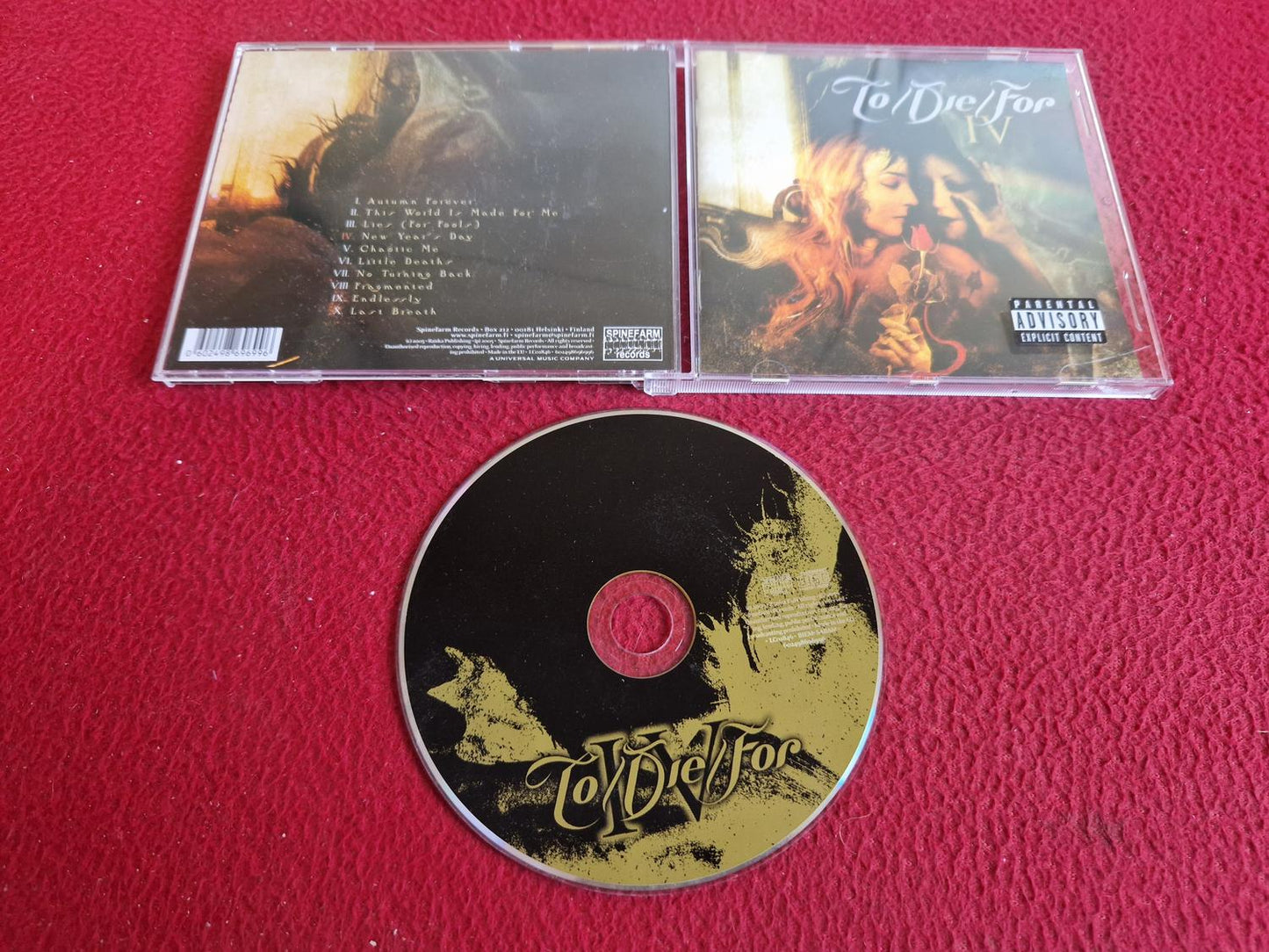 TO/DIE/FOR IV CD