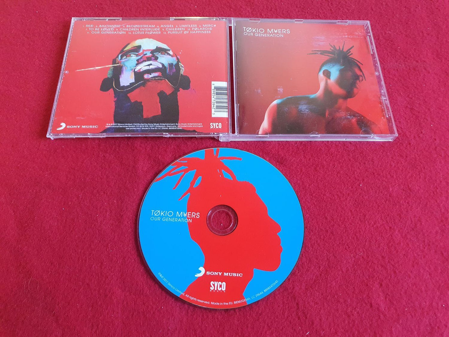 TOKIO MYERS OUR GENERATION till CD