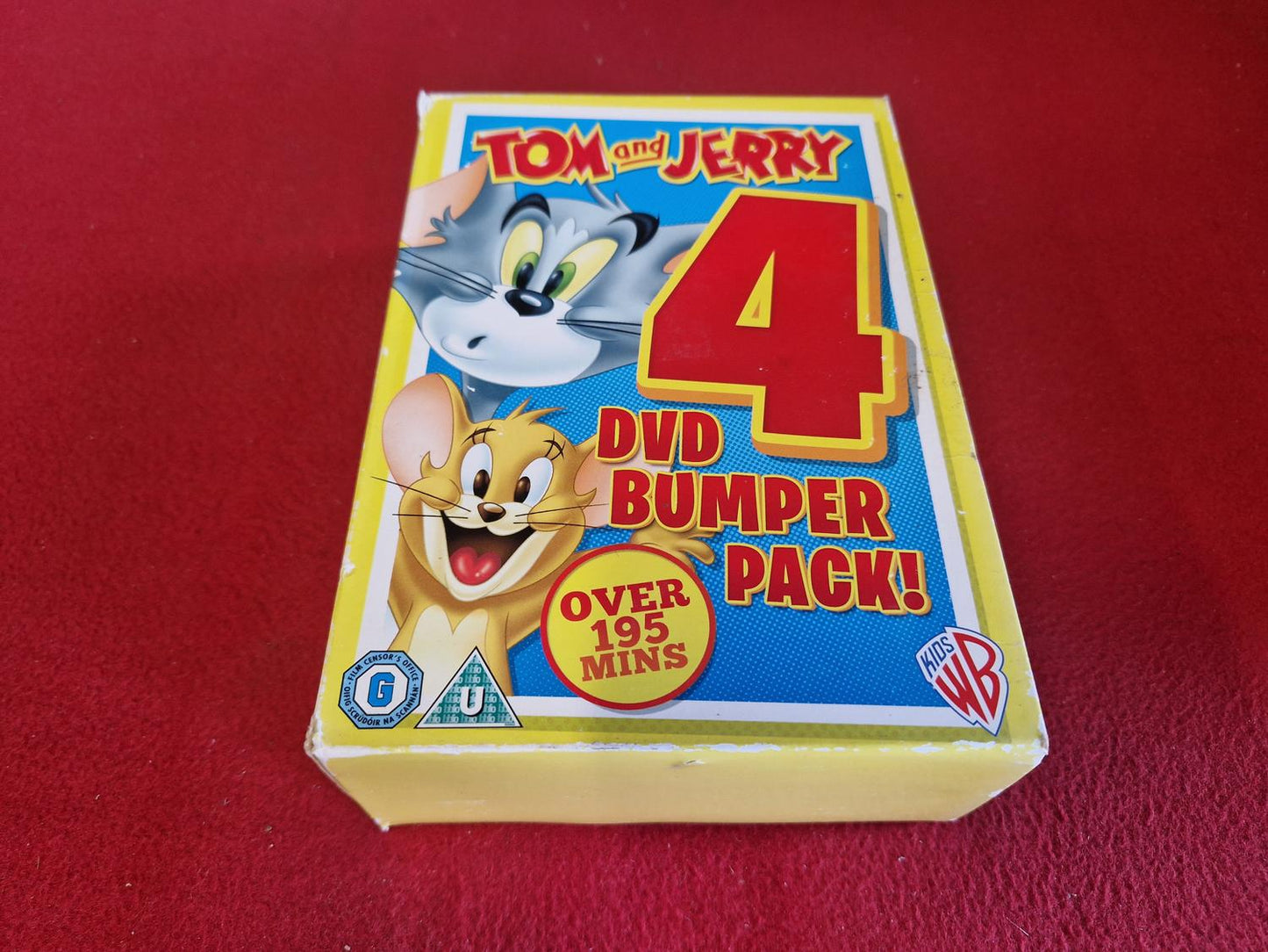 TOM AND JERRY 4 DVD BUMPER PACK BOX till DVD