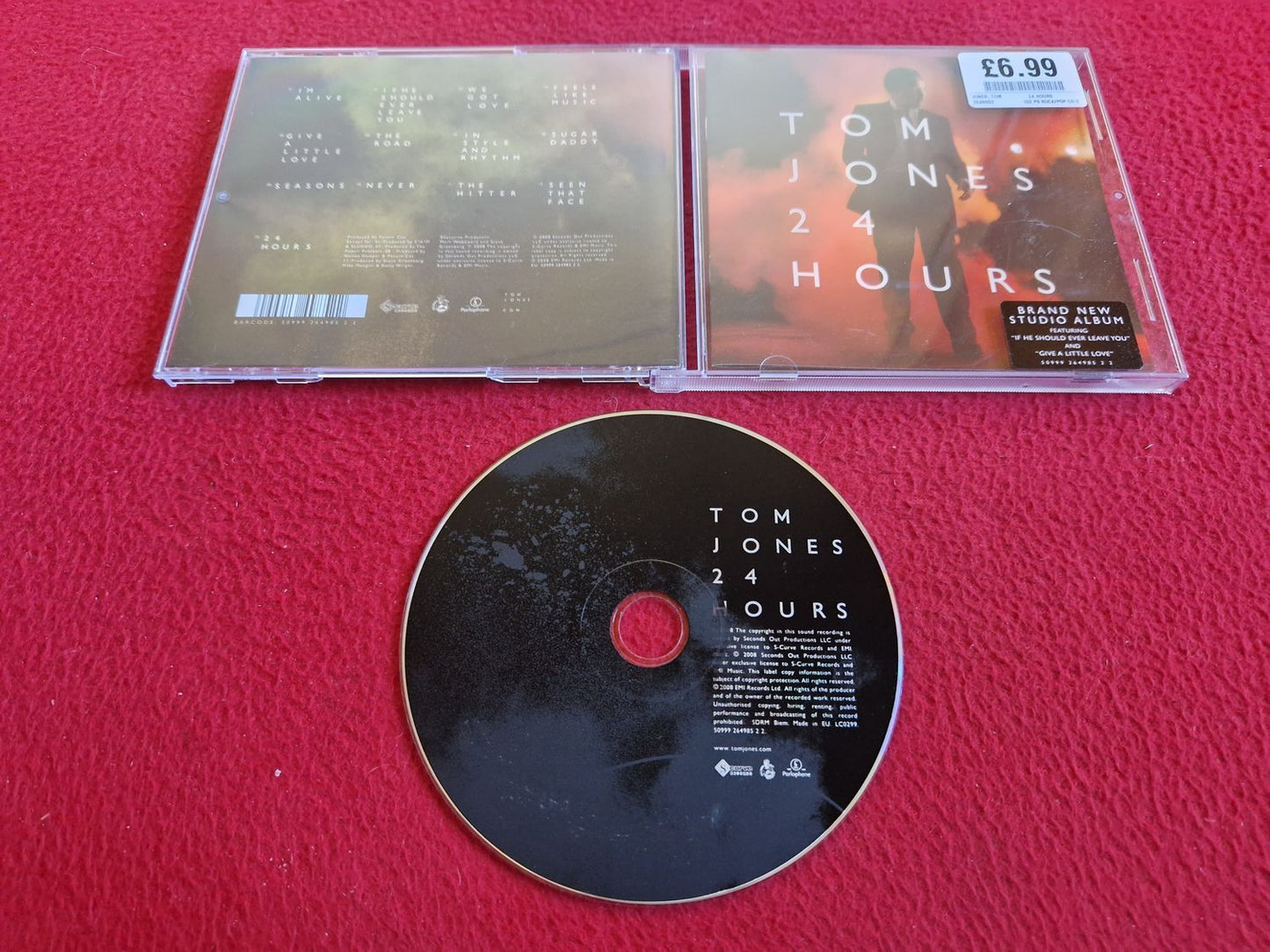 TOM JONES 24 HOURS CD