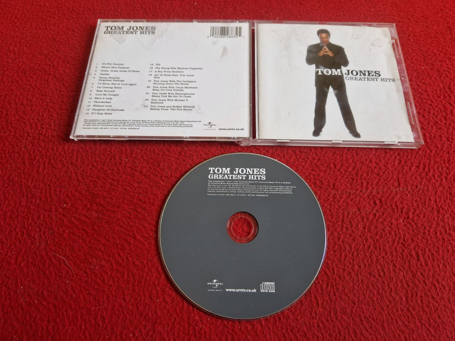 TOM JONES GREATEST HITS CD