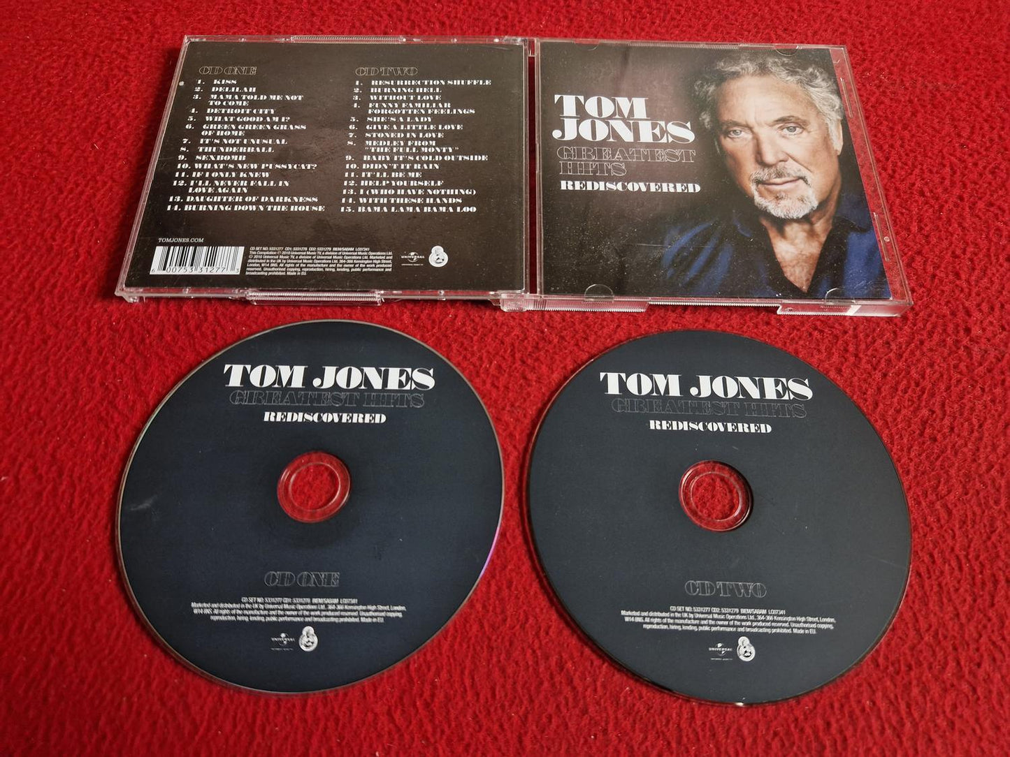 TOM JONES GREATEST HITS REDISCOVERED CD