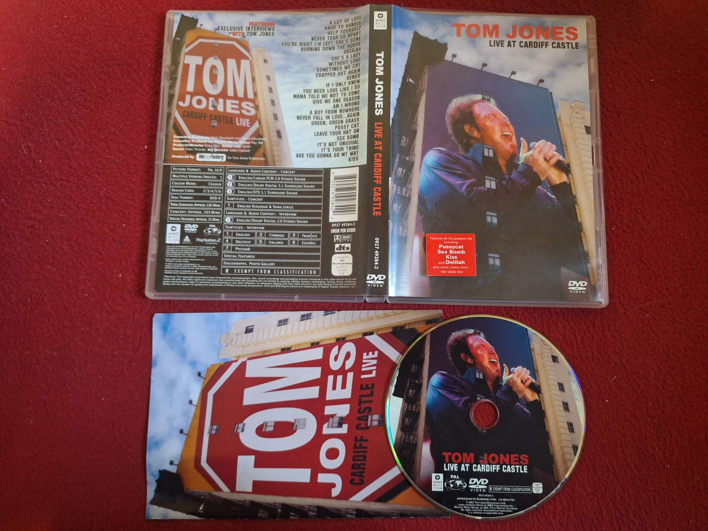 TOM JONES LIVE ATT CARDIFF CASTLE DVD
