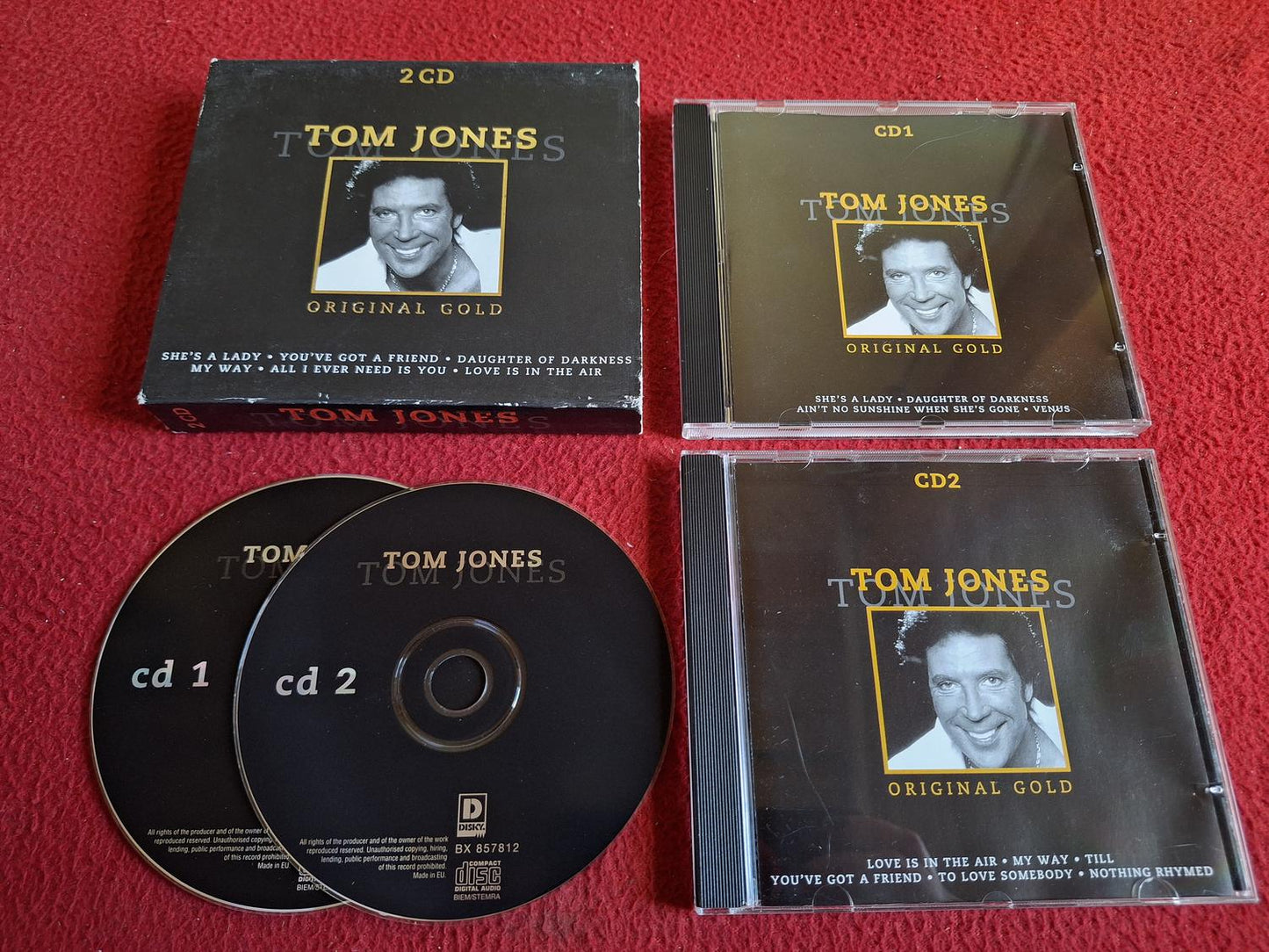 TOM JONES ORIGINAL GOLD CD BOX
