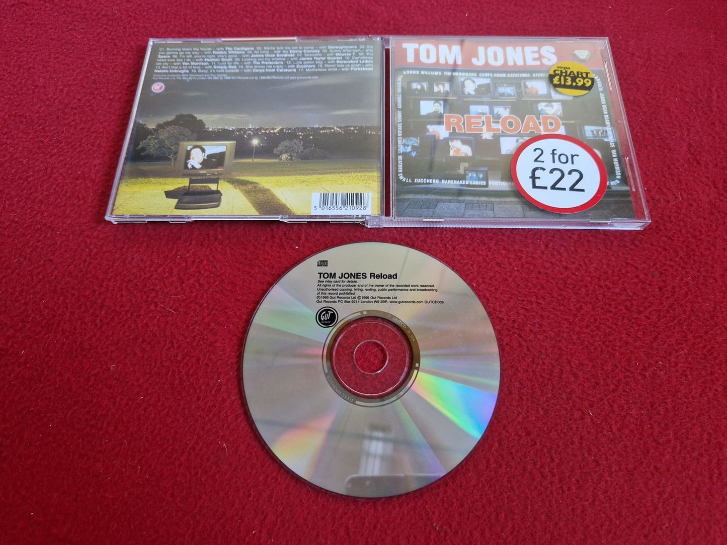 TOM JONES RELOAD CD