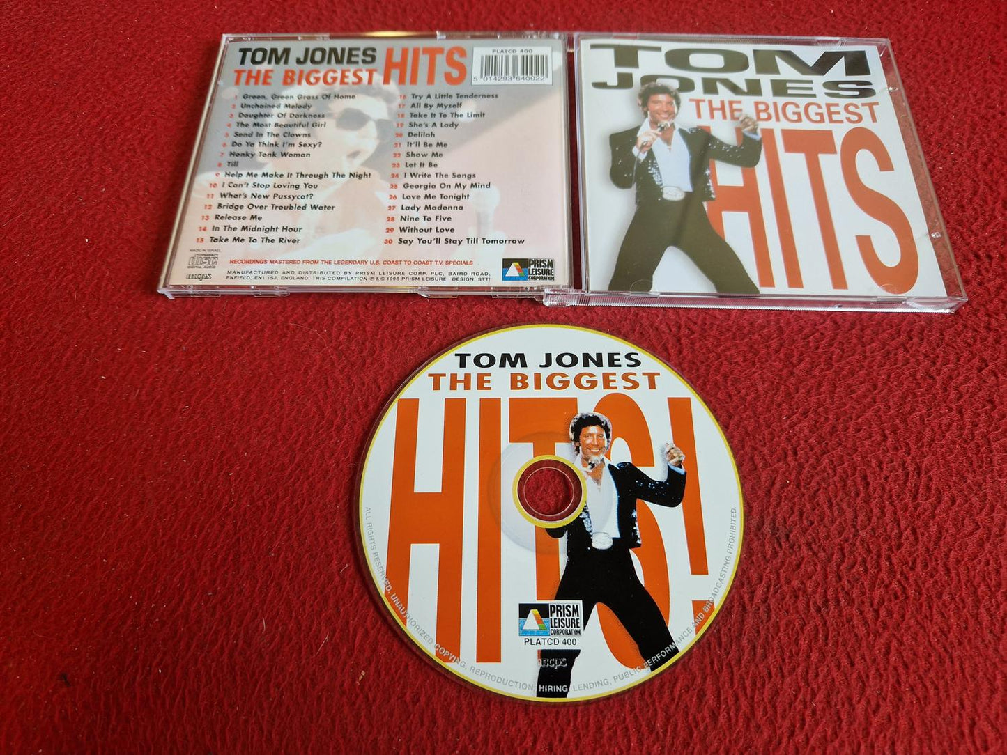 TOM JONES THE BIGGEST HITS CD