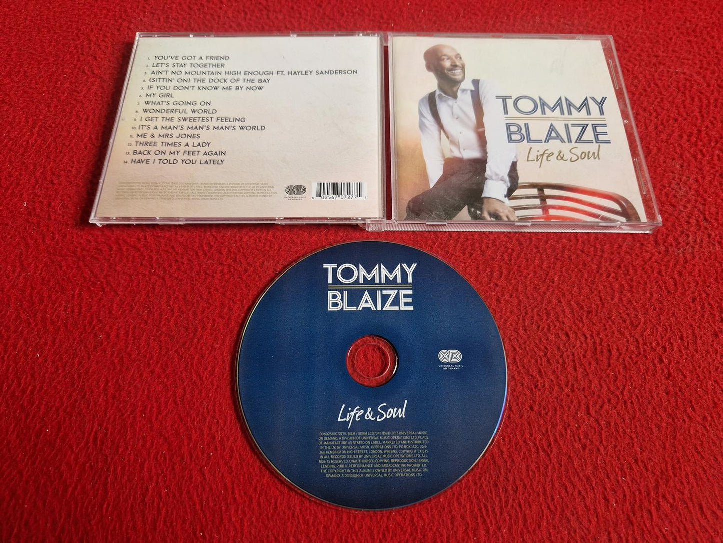 TOMMY BLAIZE LIFE & SOUL CD