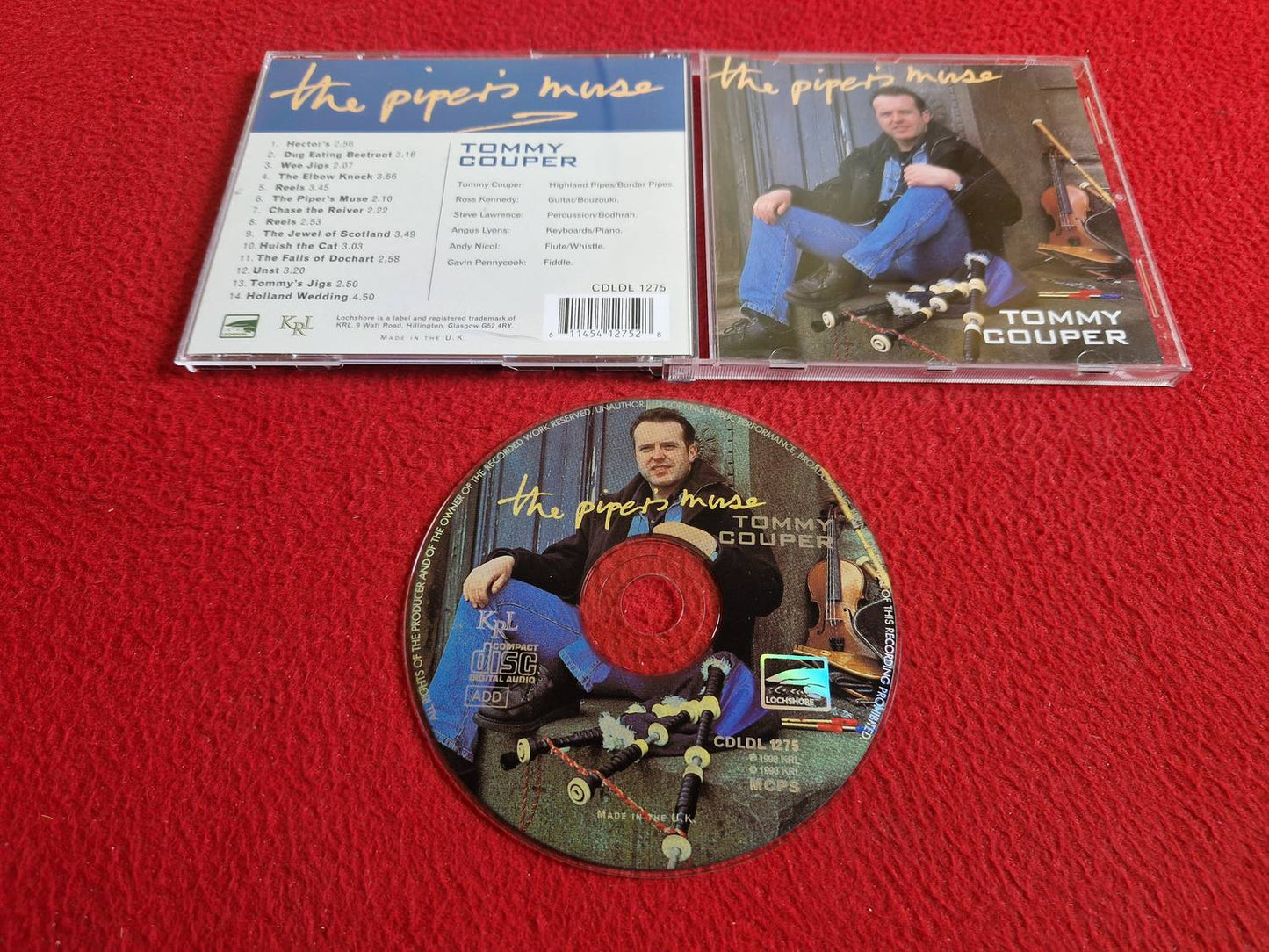 TOMMY COUPER THE PIPER'S HOUSE CD