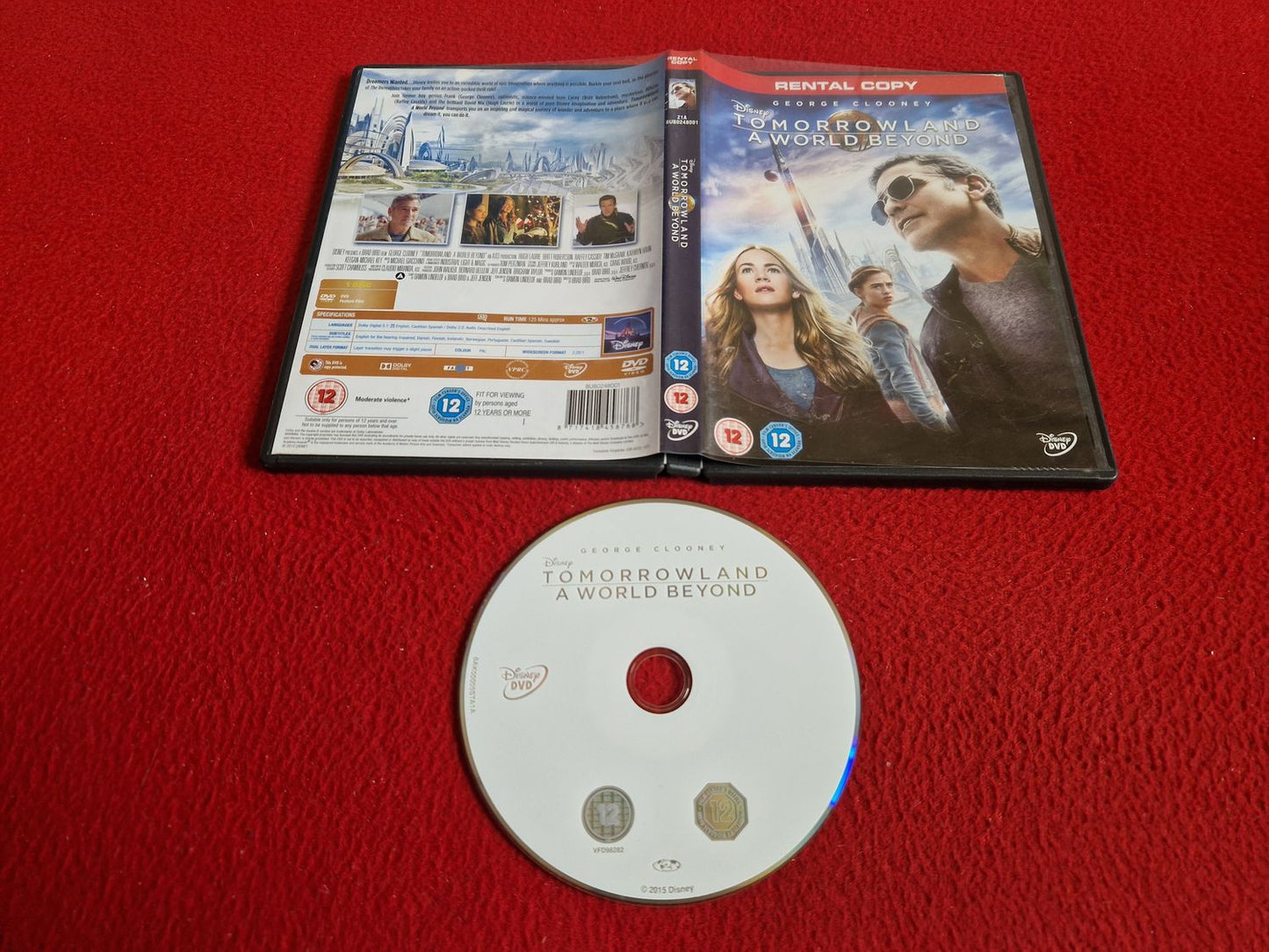 TOMORROWLAND A WORLD BEYOND DVD