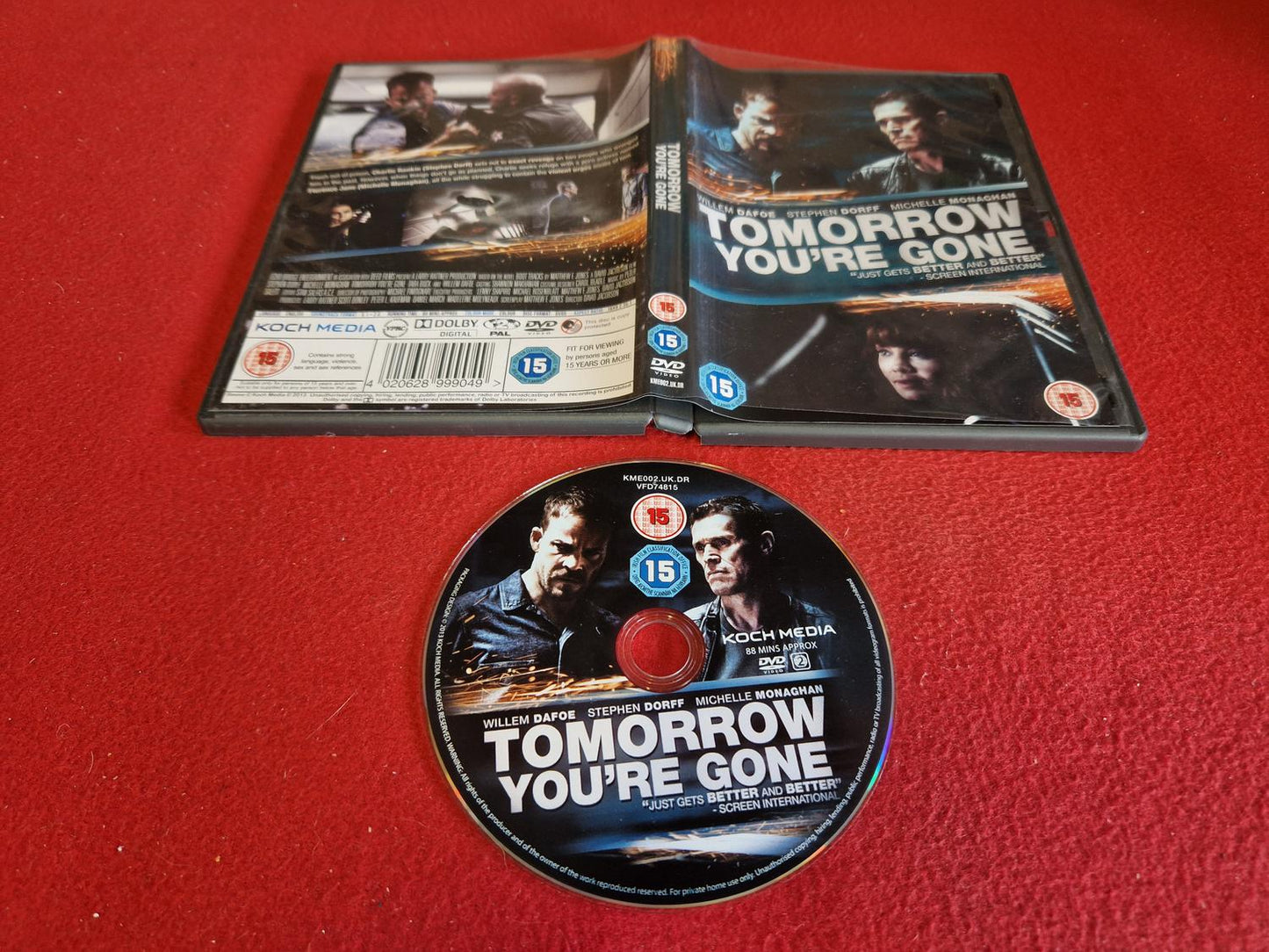 TOMORROW YOU'RE GONE till DVD