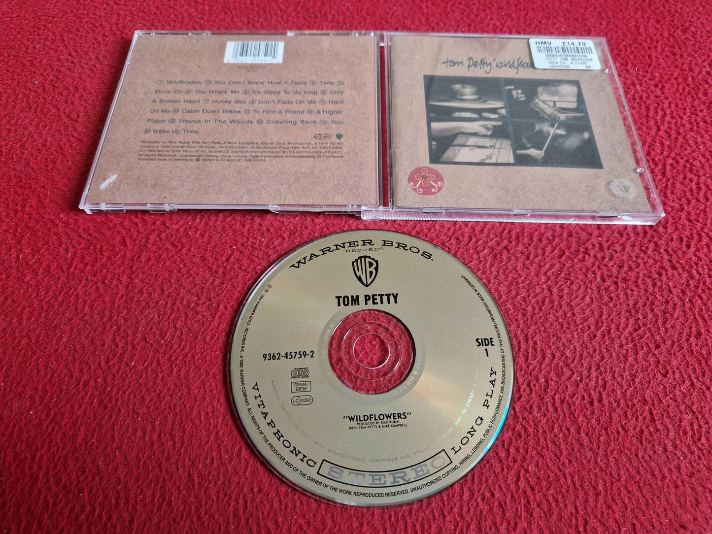 TOM PETTY WILDFLOWERS CD