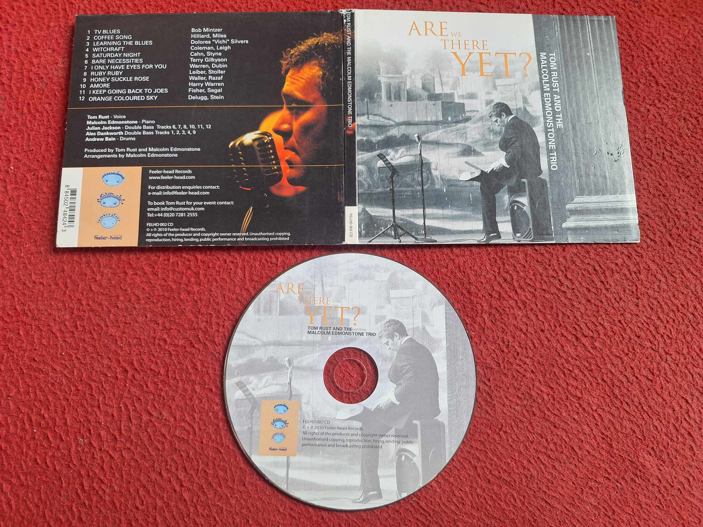 TOM RUST AND THE MALCOLM EDMONSTONE TRIO ARE WE THERE YET? CD