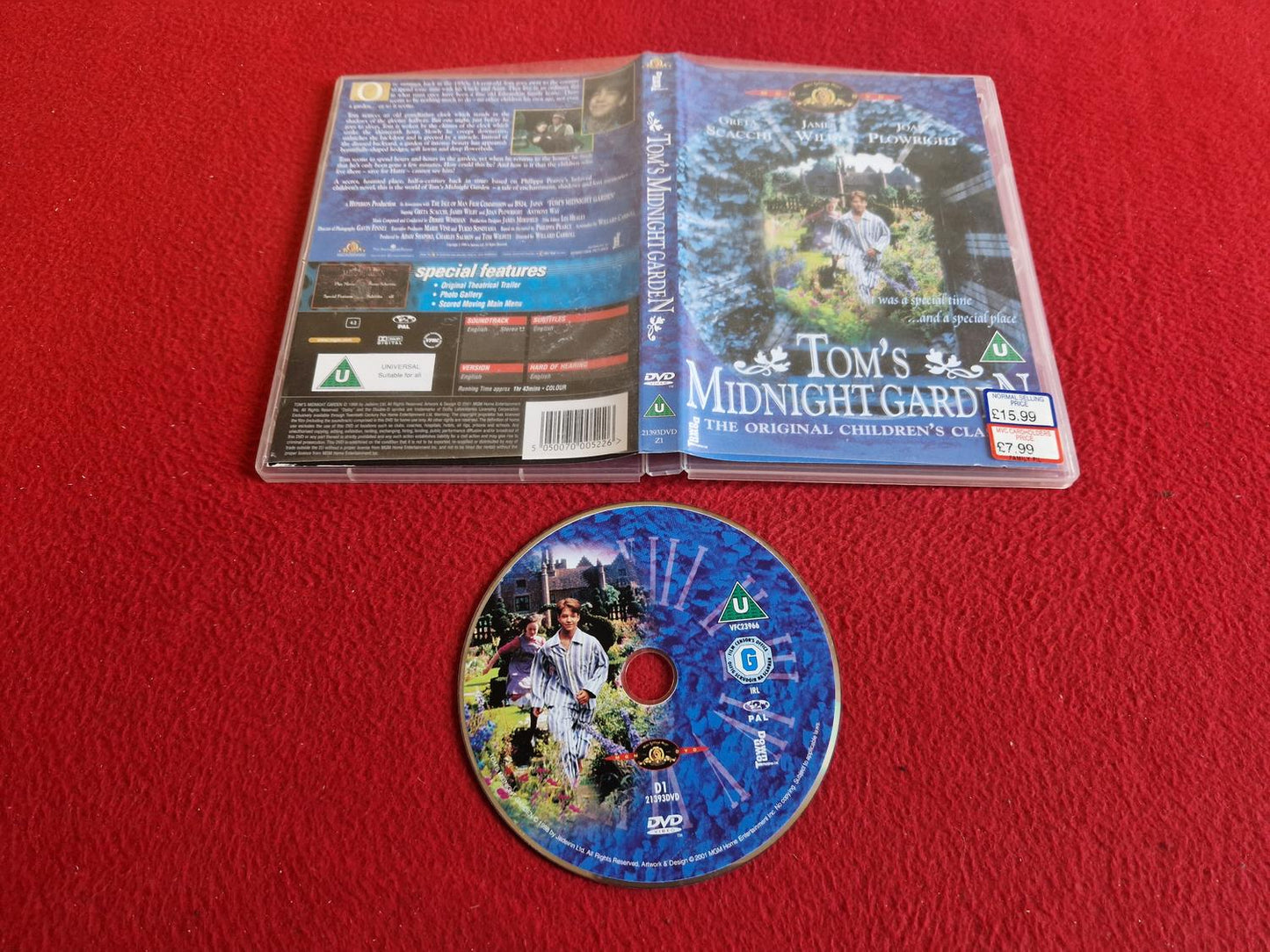 TOM'S MIDNIGHT GARDEN DVD
