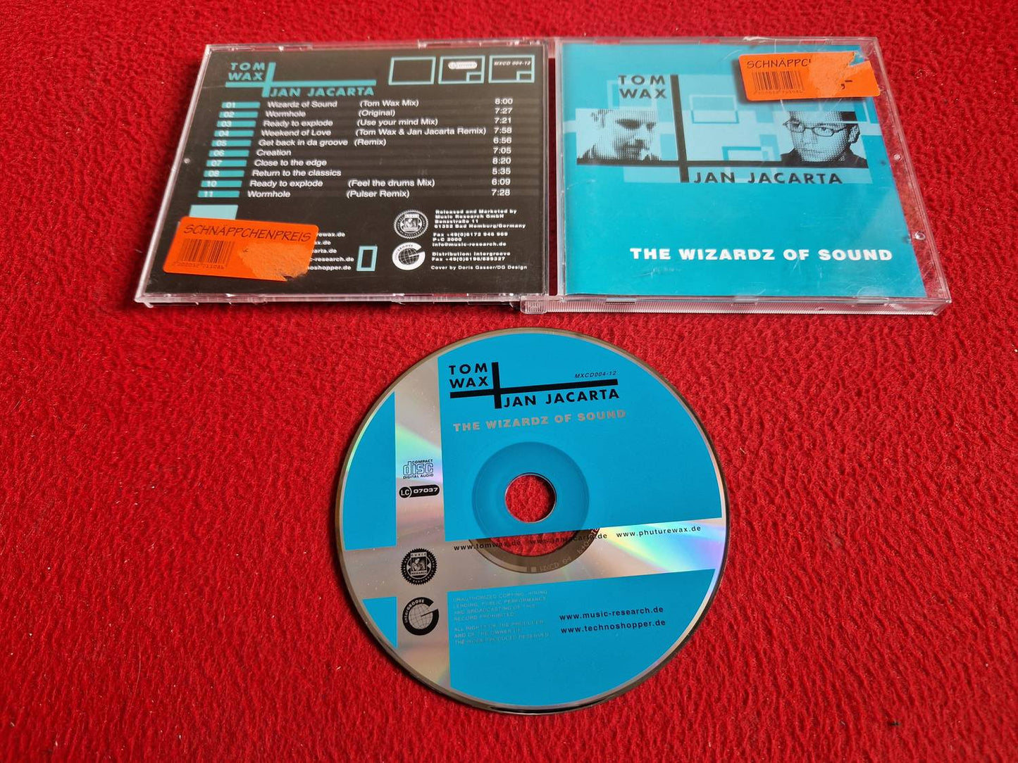 TOM WAX / JAN JACARTA THE WIZARDZ OF SOUND CD