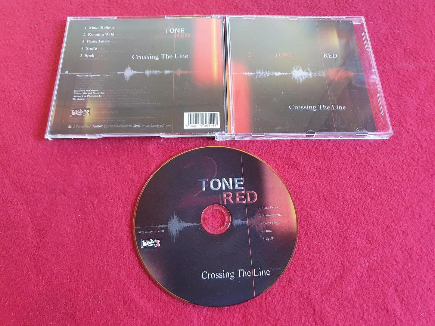 TONE RED CROSSING THE LINE till CD