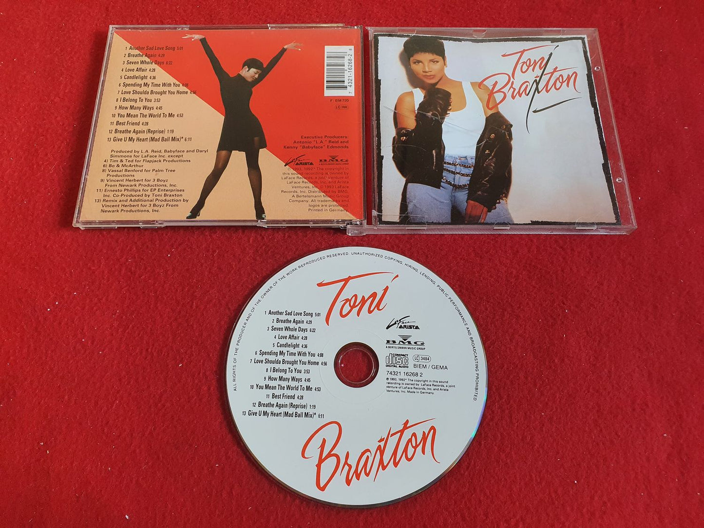 TONI BRAXTON - TONI BRAXTON till CD