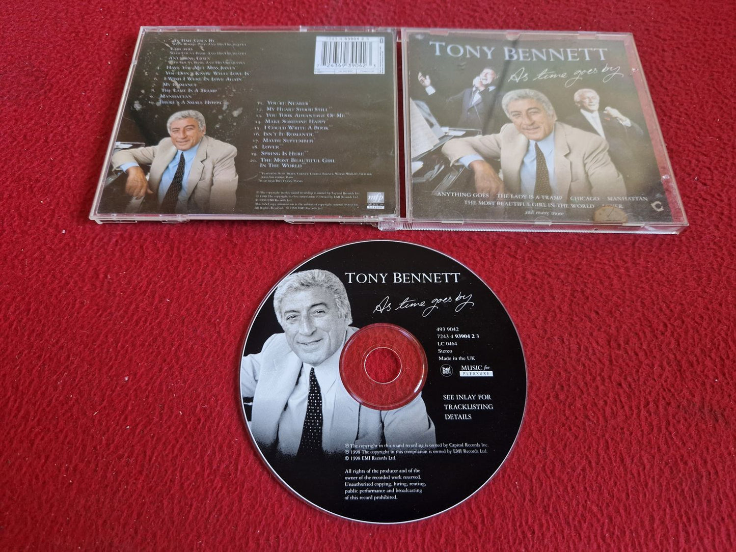 TONY BENNETT AS TIME GOES BY CD