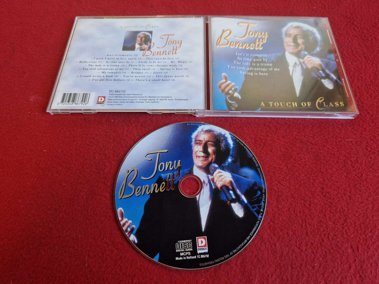 TONY BENNETT A TOUCH OF CLASS CD