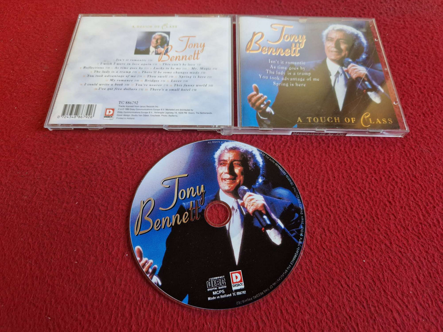 TONY BENNETT A TOUCH OF CLASS CD