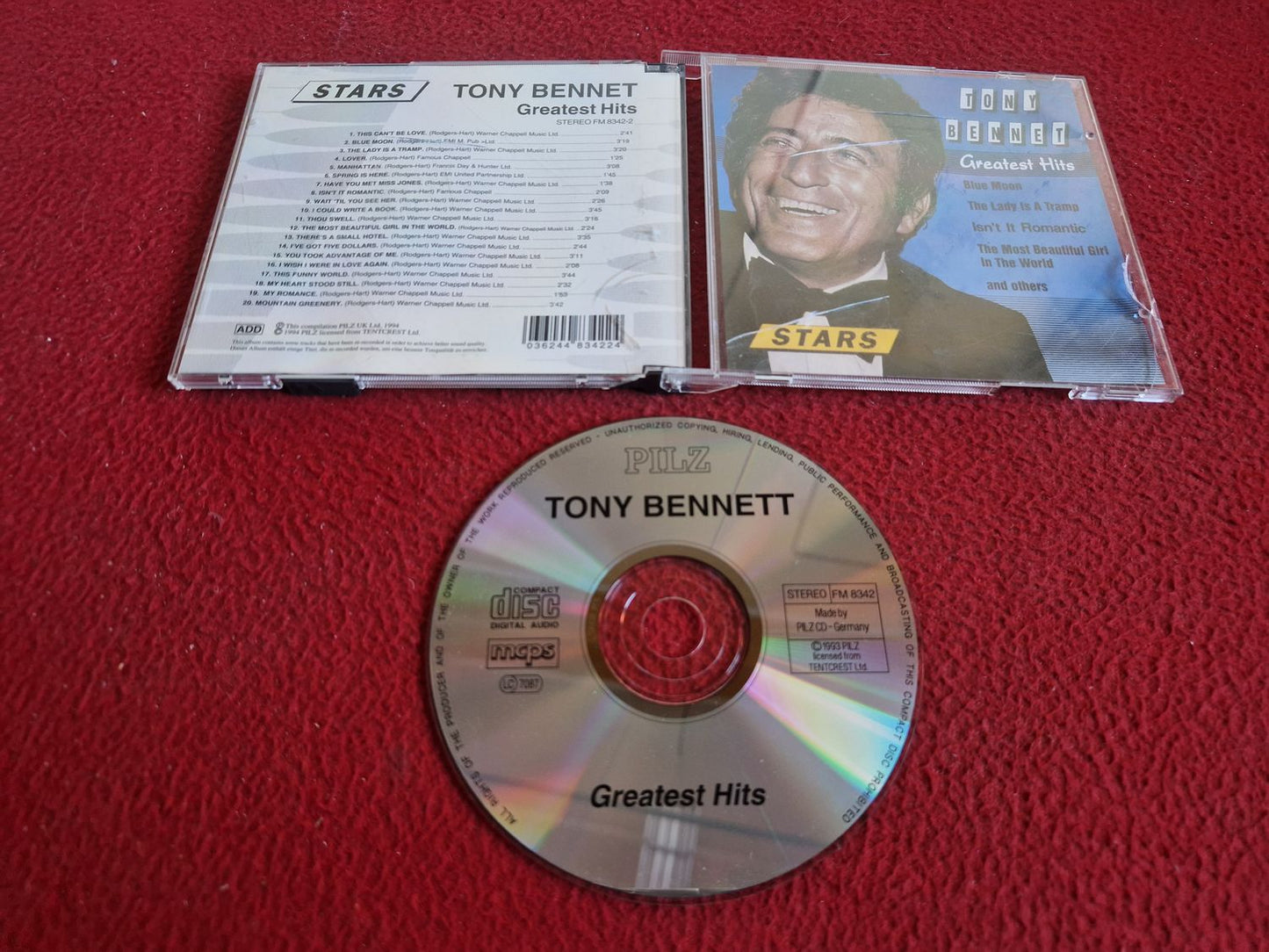 TONY BENNETT GREATEST HITS CD