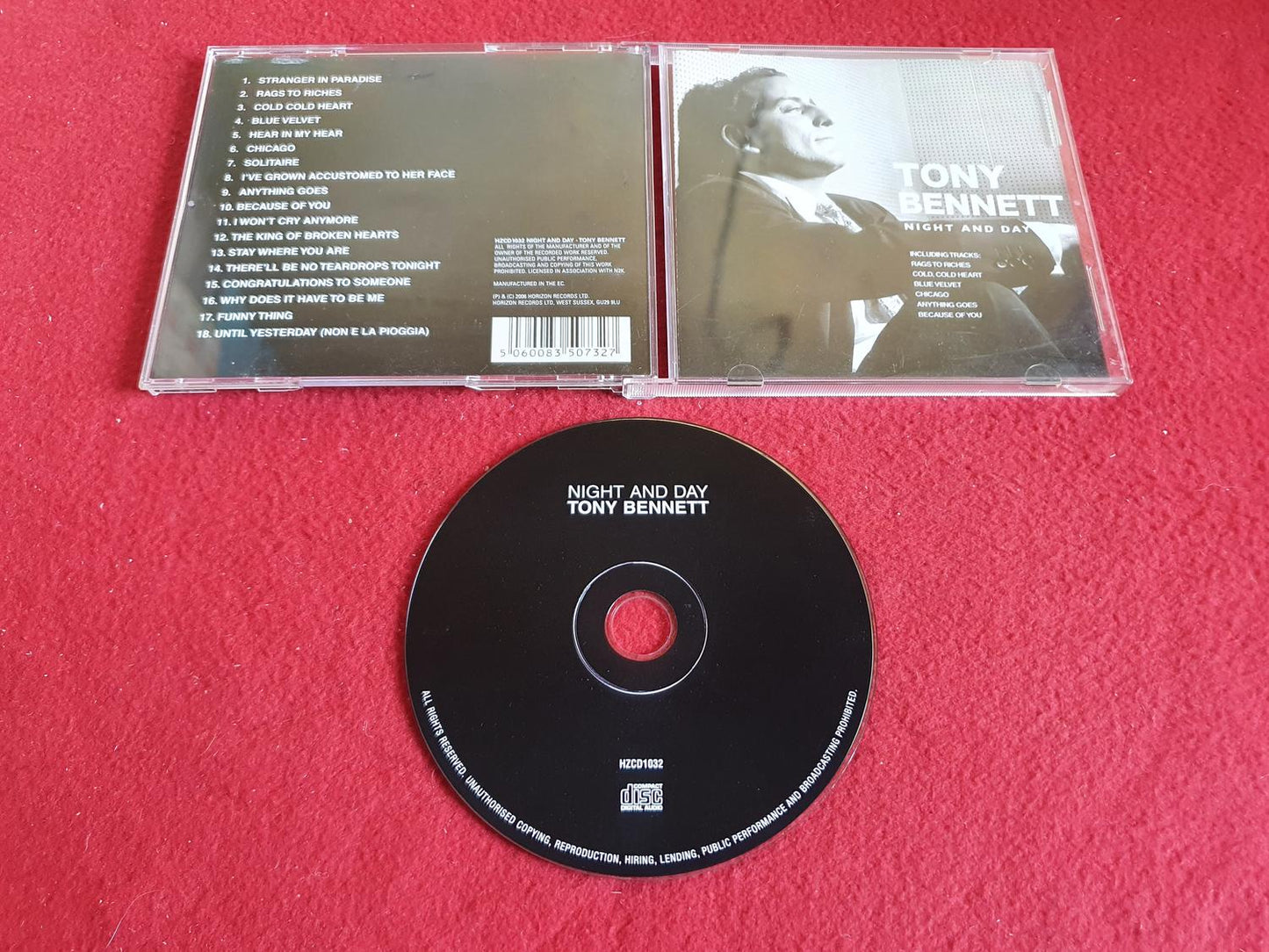 TONY BENNETT NIGHT AND DAY till CD