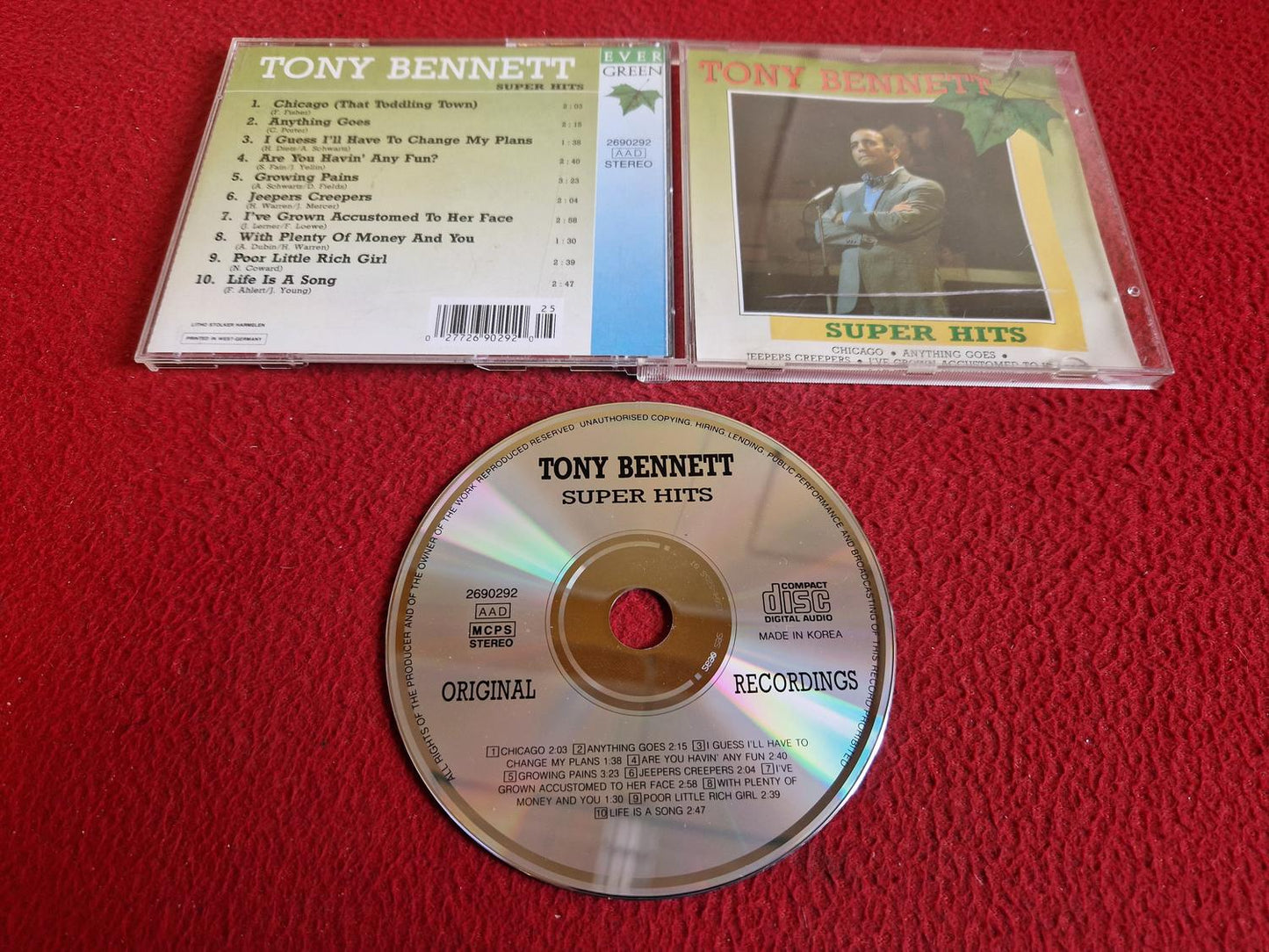 TONY BENNETT SUPER HITS CD