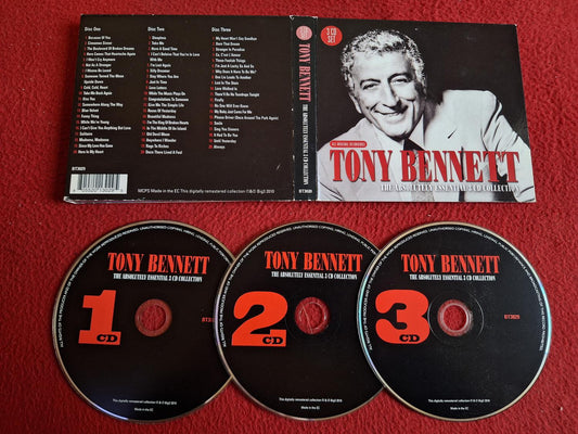 TONY BENNETT THE ABSOLUTELY ESSENTIAL 3 CD COLLECTION BOX