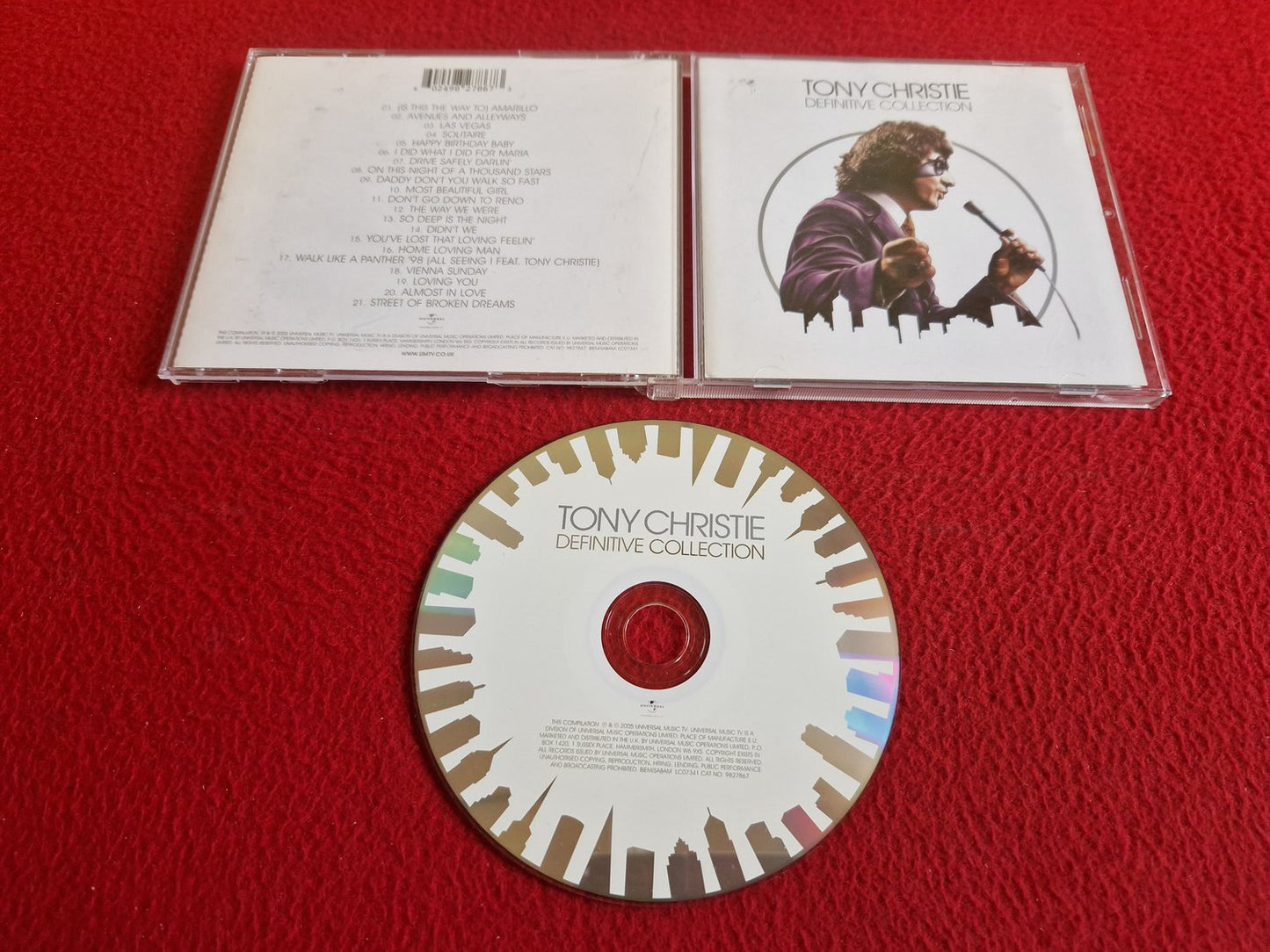 TONY CHRISTIE DEFINITIVE COLLECTION CD