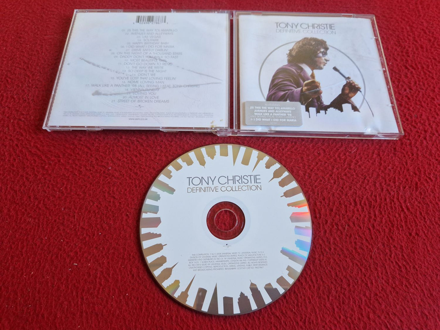 TONY CHRISTIE DEFINITIVE COLLECTION CD