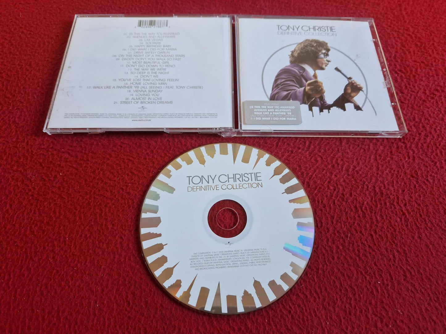 TONY CHRISTIE DEFINITIVE COLLECTION CD