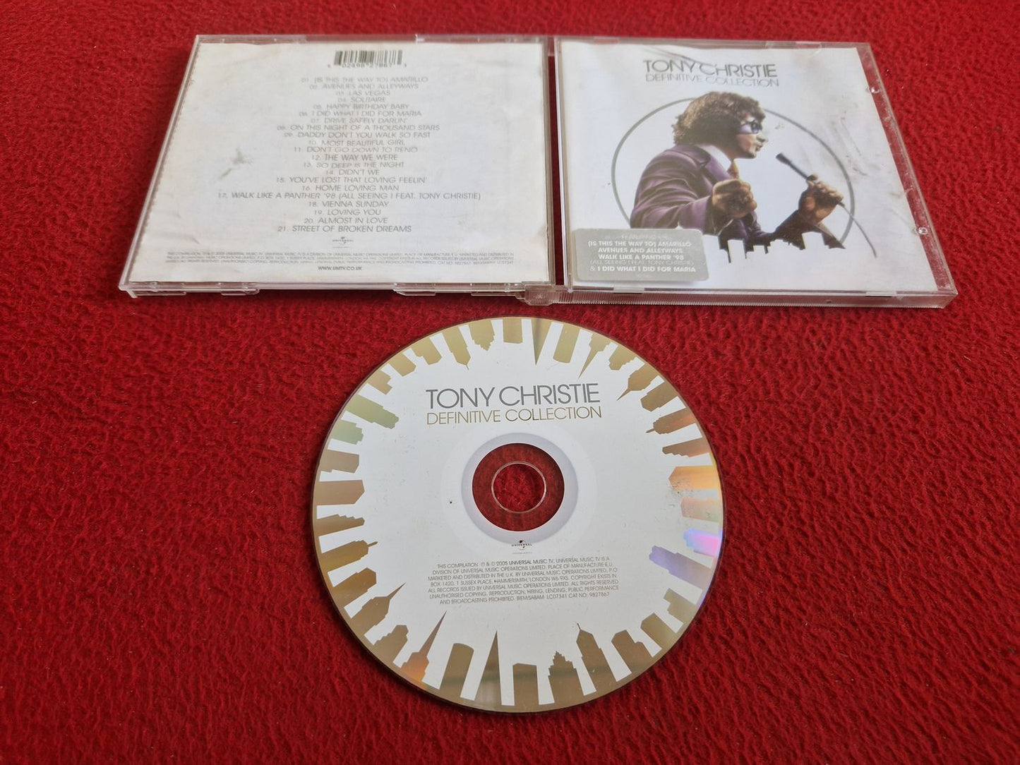 TONY CHRISTIE DEFINITIVE COLLECTION CD