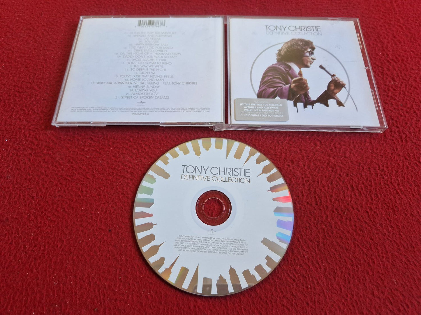 TONY CHRISTIE DEFINITIVE COLLECTION CD