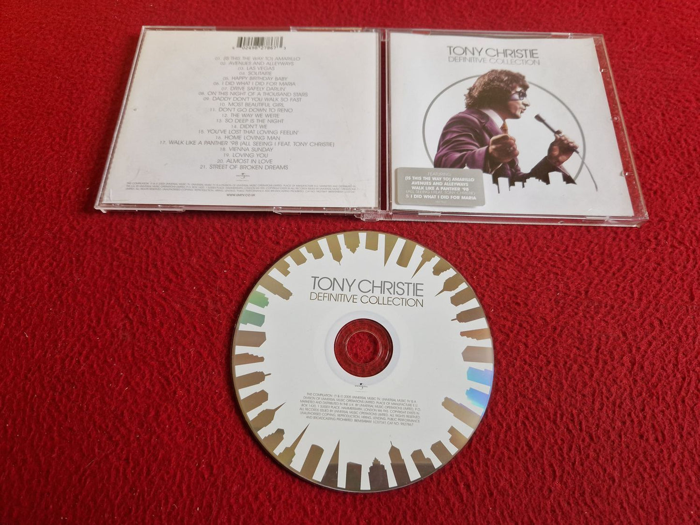 TONY CHRISTIE DEFINITIVE COLLECTION CD