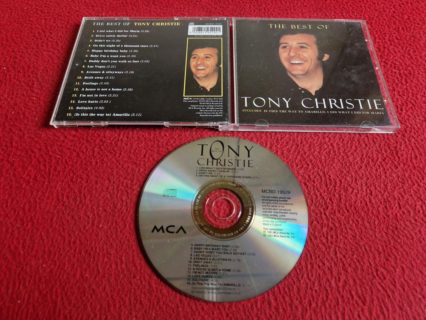 TONY CHRISTIE THE BEST OF CD