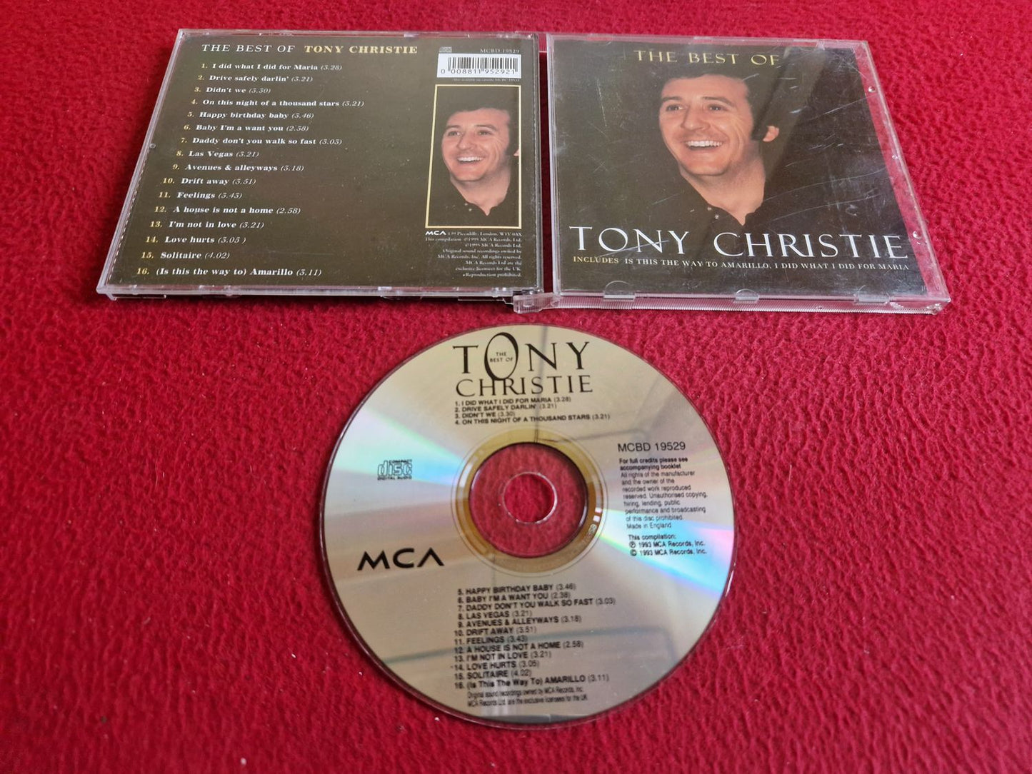 TONY CHRISTIE THE BEST OF CD