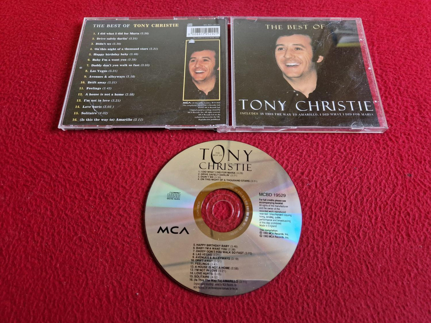 TONY CHRISTIE THE BEST OF TONY CHRISTIE CD
