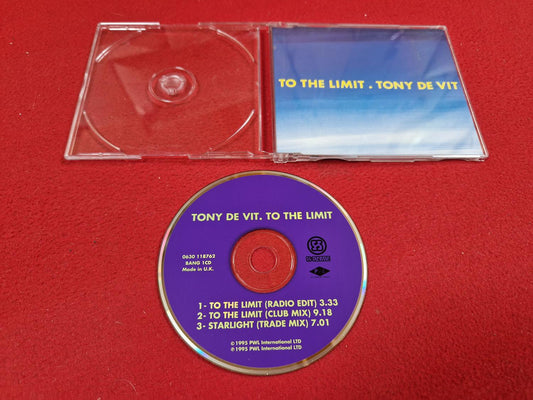 TONY DE VIT TO THE LIMIT SINGEL till CD