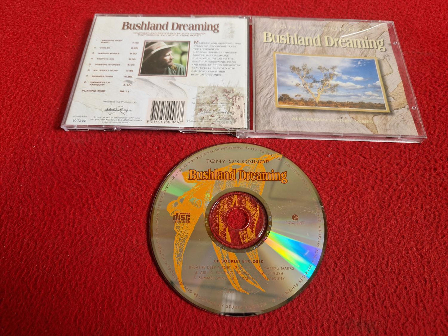 TONY O'CONNOR BUSHLAND DREAMING CD